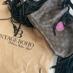 Vintage Boho Louis Vuitton Champagne Bag